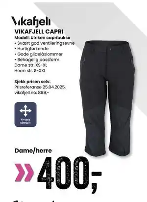 Sport Outlet VIKAFJELL CAPRI tilbud