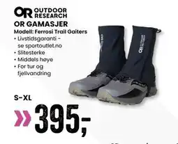 Sport Outlet OR GAMASJER tilbud