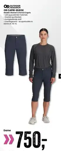 Sport Outlet OR CAPRI-BUKSE tilbud