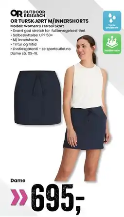 Sport Outlet OR TURSKJØRT M/INNERSHORTS tilbud