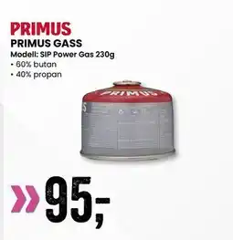 Sport Outlet PRIMUS GASS tilbud