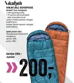 Sport Outlet VIKAFJELL SOVEPOSE tilbud