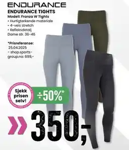 Sport Outlet ENDURANCE TIGHTS tilbud