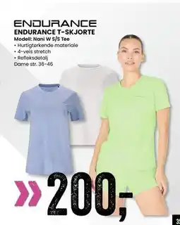 Sport Outlet ENDURANCE T-SKJORTE tilbud