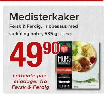 Spar Medisterkaker tilbud