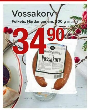 Spar Vossakorv tilbud