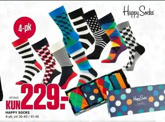 Europris Happy socks tilbud