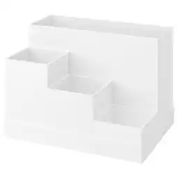 IKEA Tjena Oppbevaring til arbeidsbord, hvit, 18x17 cm tilbud