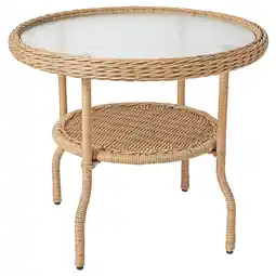 IKEA Risholmen Sofabord, utendørs, brun tilbud