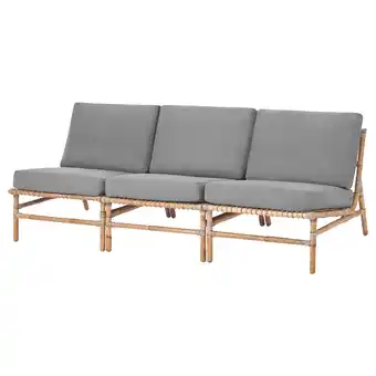 IKEA TvarÖ 3-seters modulsofa, utendørs, brun/frösön/duvholmen mørk grå tilbud