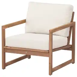 IKEA NÄmmarÖ Lenestol, utendørs, lys brunbeiset/frösön/duvholmen beige tilbud