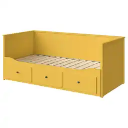 IKEA Hemnes Dagseng 3 skuffer, gul, 80x200 cm tilbud