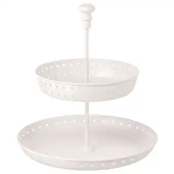 IKEA Garnera Fat, 2 etasjer, hvit tilbud