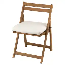 IKEA NÄmmarÖ Stol, utendørs Sammenleggbar/lys brunbeiset frösön/duvholmen beige tilbud
