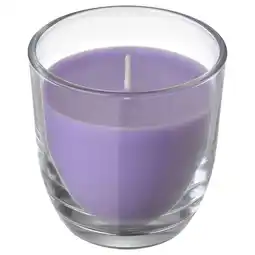 IKEA Goliattuja Duftlys i glass, duft: lavendel/purpur, 20 hr tilbud