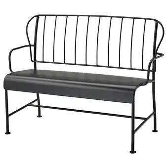 IKEA LÄckÖ 2-seters sofa, utendørs, grå tilbud