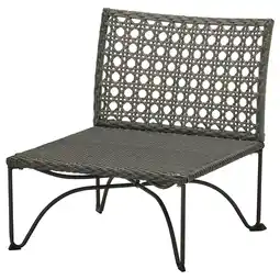 IKEA Jutholmen 1-seters seksjon, utendørs, mørk gråbrun tilbud