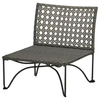 IKEA Jutholmen 1-seters seksjon, utendørs, mørk gråbrun tilbud