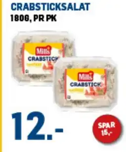 Price Lagerbutikk MILLS Crabsticksalat tilbud