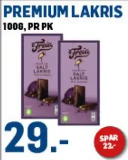 Price Lagerbutikk FREIA Premium lakris tilbud
