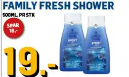 Price Lagerbutikk FAMILY FRESH shower tilbud