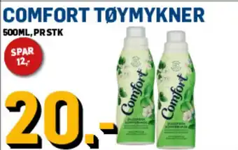 Price Lagerbutikk COMFORT tøymykner tilbud