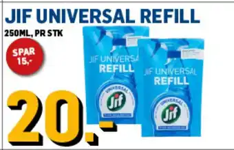 Price Lagerbutikk JIF universal refill tilbud