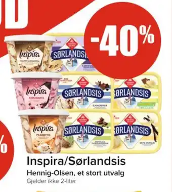 Spar HENNIG-OLSEN Inspira/Sørlandsis tilbud