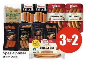 Spar Spesialpølser tilbud