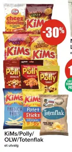 Spar KiMs/Polly/ OLW/Totenflak tilbud