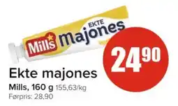 Spar MILLS Ekte majones tilbud