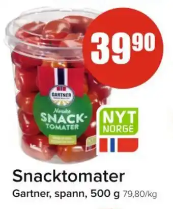 Spar GARTNER Snacktomater tilbud