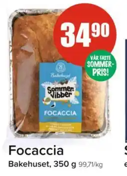 Spar BAKEHUSET Focaccia tilbud