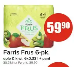Spar Farris Frus 6-pk. tilbud