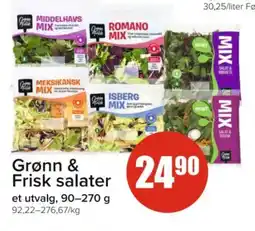 Spar Grønn & Frisk salater tilbud