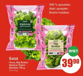 Spar ONNA Salat tilbud
