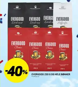 Bunnpris EVERGOOD Hele bønner tilbud
