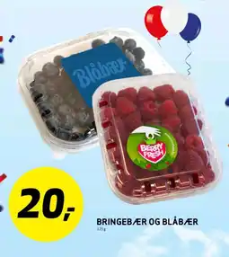 Bunnpris Bringebær og blåbær tilbud