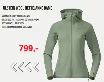 Intersport INTERSPORT Ulstein wool hettejakke dame tilbud