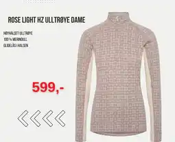 Intersport Rose light hz ulltrøye dame tilbud