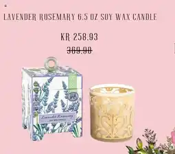 Plantasjen Lavender rosemary 6.5 oz soy wax candle tilbud