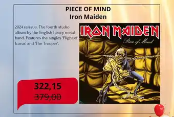 Platekompaniet IRON MAIDEN Piece of mind tilbud