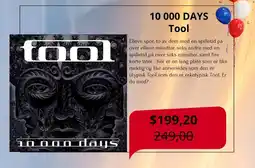 Platekompaniet TOOL 10 000 days tilbud