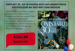 Platekompaniet Omstart 30 - en 30 dagers anti-inflammatorisk kostholdsplan med mat som medisin tilbud