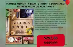Platekompaniet Tarmens medisin - 6 smarte trinn til sunn tarm, friskere kropp og klart hode tilbud
