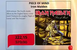 Platekompaniet IRON MAIDEN Piece of mind tilbud