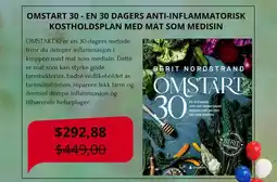 Platekompaniet Omstart30 er en 30-dagers metode hvor du demper inflammasjon i kroppen med mat som medisin tilbud