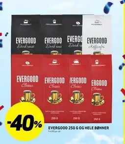 Bunnpris EVERGOOD 250 G OG HELE BØNNER tilbud