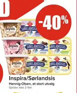 Spar Inspira/Sørlandsis tilbud