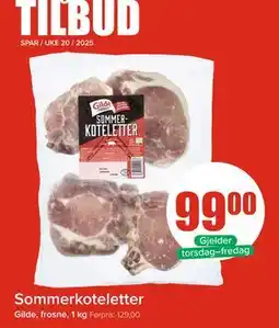 Spar Sommerkoteletter tilbud